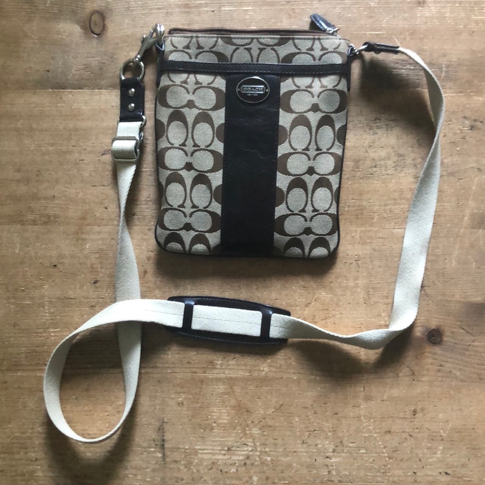 Coach brown crossbody bag
